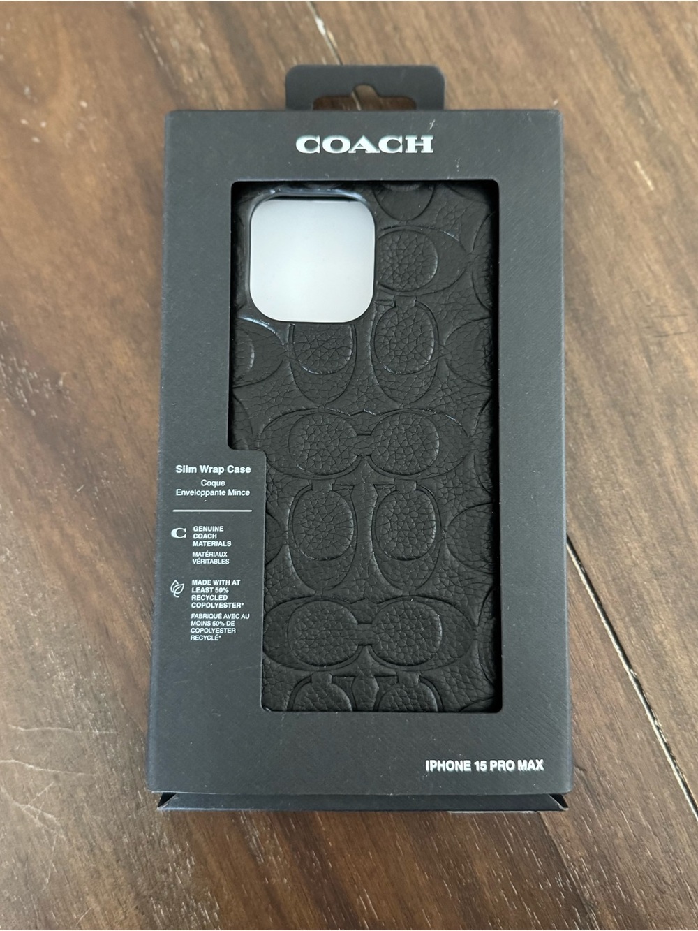 Coach Signature Slim Wrap Case - iPhone 15 Pro Max